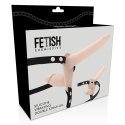 Fetish Submissive Harness Flesh Up - system uprzęży z podwojnym wibratorem, regulowany FETISH SUBMISSIVE