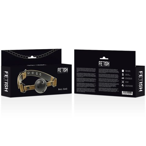 Fetish Submissive Origin - Regulowany pas z oddychającym systemem ustnym FETISH SUBMISSIVE