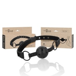 Intense Fetish Pasek z kulą vegan leather - regulowany, czarny INTENSE