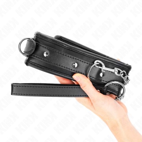 KINK Ciężki naszyjnik z paskiem 65 cm, regulowany 36,5-50 cm, model 1 KINK