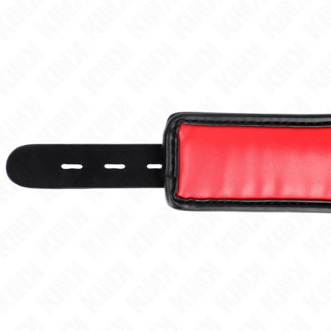 KINK Naszyjnik z paskiem imitacja skory Model 3 regulowany 37-54 cm KINK