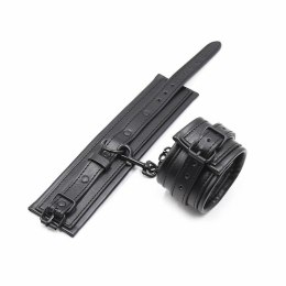 Ohmama Fetish - Uniwersalne pasy nadgarstkowe, czarne, regulowane OHMAMA