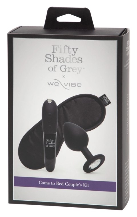 Fifty Shades of Grey Zestaw 3w1 Mini Wibrator, Korek z Kryształem, Opaska Fifty Shades of Grey