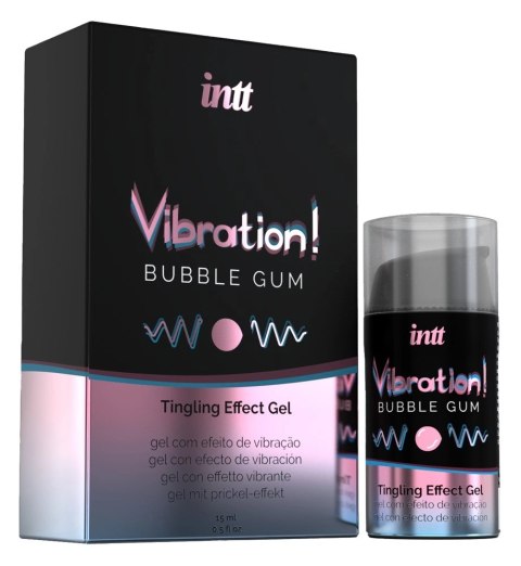 INTT Tingling Effect Gel o zapachu gumy balonowej 15 ml Intt