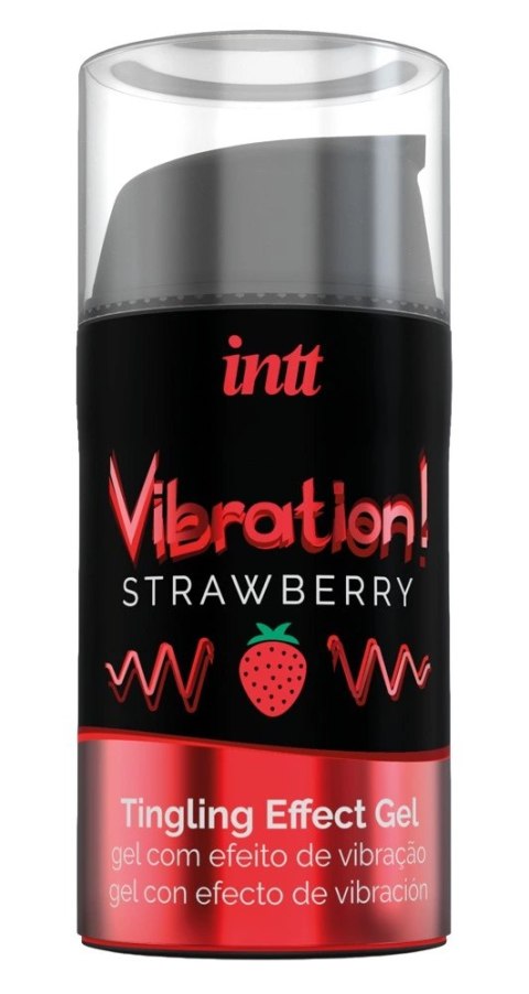 INTT Tingling Gel Strawberry 15ml - żel intymny z efektem pulsującym Intt