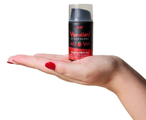 INTT Tingling Gel Strawberry 15ml - żel intymny z efektem pulsującym Intt