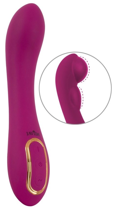 Javida Inflatable Vibrator - Wibrator z funkcją powiększania, punkt G JAVIDA