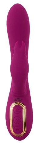 Javida Wibrator 3-funkcyjny Fioletowy z Rotacją i Ruchomym Elementem JAVIDA