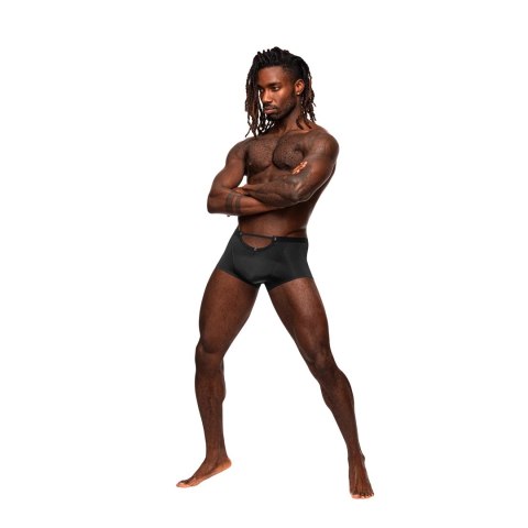 Male Power Magnificence Mini szorty M jade z dekoracyjnymi przelotkami Male Power