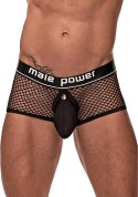Male Power Mini szorty siateczkowe z odpinaną saszetką M czarne Male Power