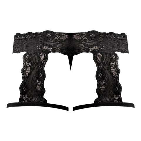 Male Power Scandal-Lace stringi z pasami ozdobnymi, koronka, rozmiar uniwersalny Male Power