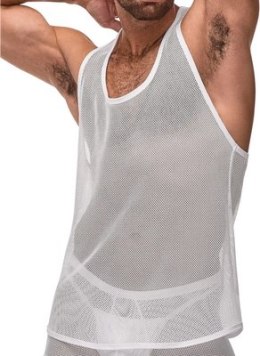 Male Power Stretch Net Top L/XL czarny siateczkowy tank Male Power
