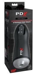 PDX Elite Suck-O-Matic Frosted Black - Automatyczna maszyna intymna 7 trybow PDX