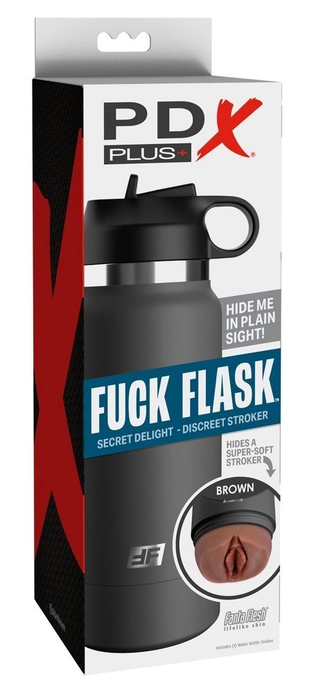 PDX Plus FuckFlask Secret Delight B - Intymna Maszyna w Formie Butelki 23,8 cm PDX