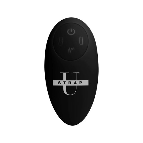 XR Brands Strap-On AirPulse silikonowy, nadmuchiwany, pilot, czarny XR Brands