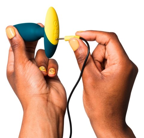 ROMP Bass - Wibrujący korek dwukolorowy, silikonowy, ładowalny ROMP