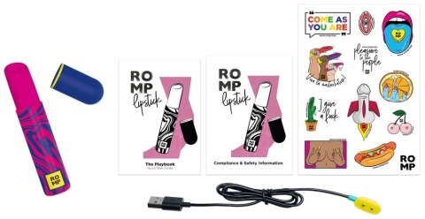 ROMP Lipstick Mini - Dyskretna maszyna intymna w formie szminki, 10 cm ROMP