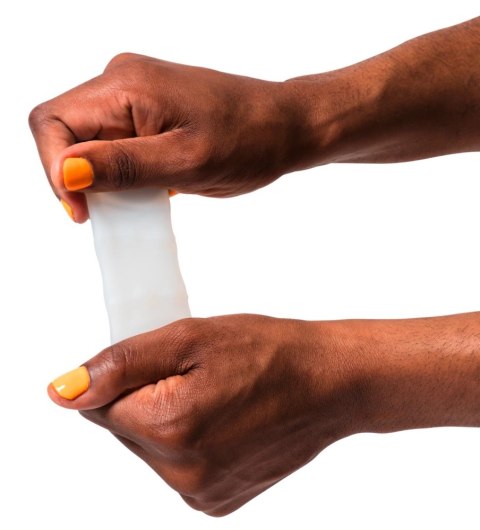 ROMP Mosh Przezroczysty Rękaw Intymny 2 Struktury TPE 6,4 cm ROMP