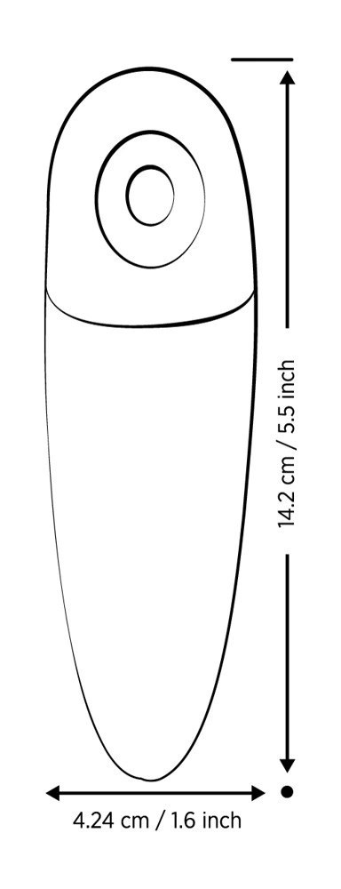 ROMP Shine X - Wibrator powietrzny z technologią Pleasure Air, 14,2 cm ROMP