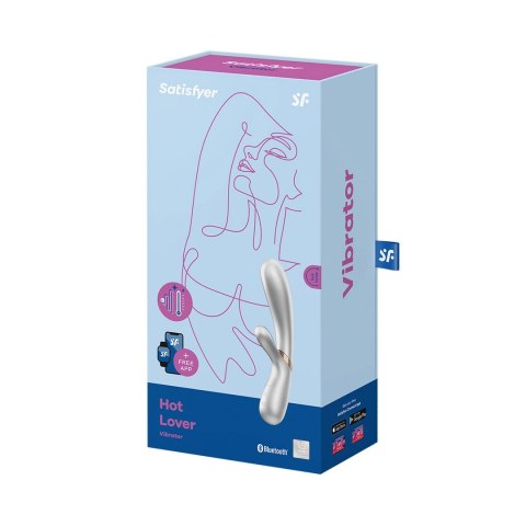 Satisfyer Hot Lover - Intymny stymulator z funkcją podgrzewania, rożowy Satisfyer