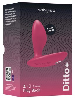We-Vibe Ditto+ Cosmic Pink zaawansowany korek analny z pilotem We-Vibe