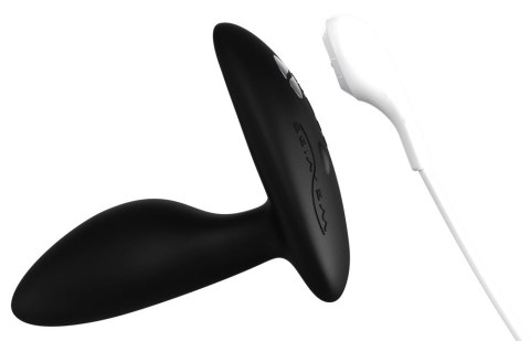 We-Vibe Ditto+ Satin Black zdalnie sterowany korek silikonowy Bluetooth We-Vibe