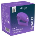 We-Vibe Sync O Bright Purple - urządzenie intymne dla par, sterowane zdalnie We-Vibe