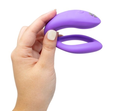 We-Vibe Sync O Bright Purple - urządzenie intymne dla par, sterowane zdalnie We-Vibe