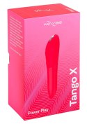 We-Vibe Tango X Cherry Red - Kompaktowy stymulator z 8 prędkościami We-Vibe