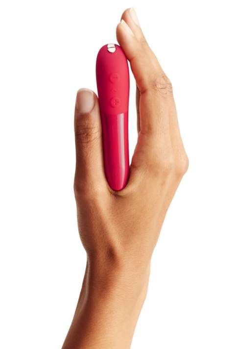 We-Vibe Tango X Cherry Red - Kompaktowy stymulator z 8 prędkościami We-Vibe