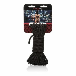 CalExotics Scandal Lina do wiązań 10 m czarna - bawełna/poliester CALEXOTICS