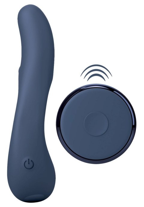 JimmyJane Deimos - silikonowy pierścień wibracyjny z pilotem, czarny JimmyJane