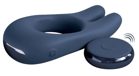 JimmyJane Deimos - silikonowy pierścień wibracyjny z pilotem, czarny JimmyJane