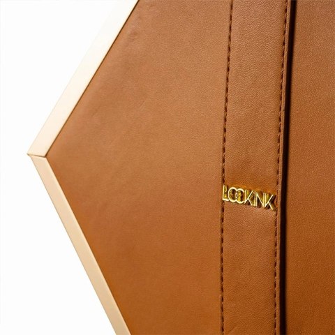 LOCKINK Brązowa torba z przegrodkami + zestaw akcesoriow bondage Lockink