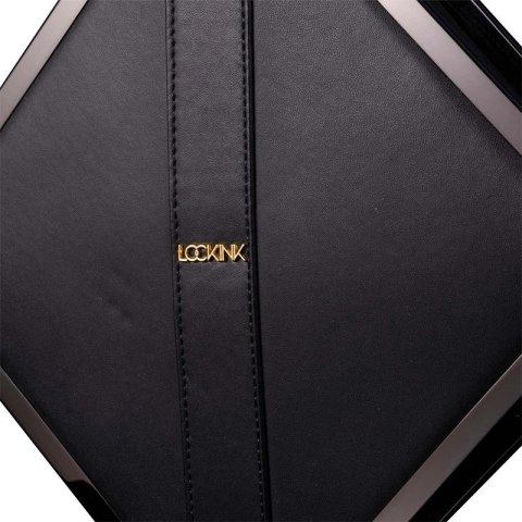 LOCKINK Elegancka torba z zestawem akcesoriow bondage, czarna Lockink