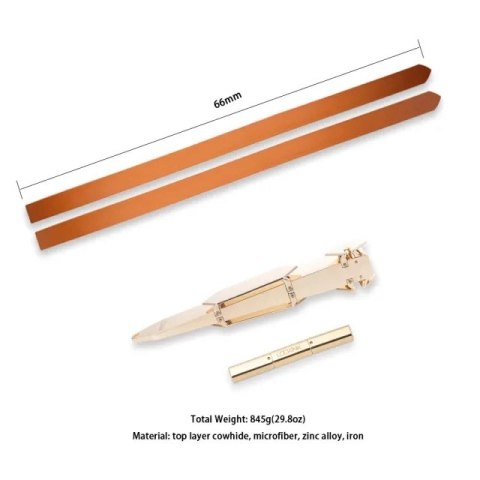 LOCKINK Zestaw akcesoriow do treningu relacji - brązowy Lockink