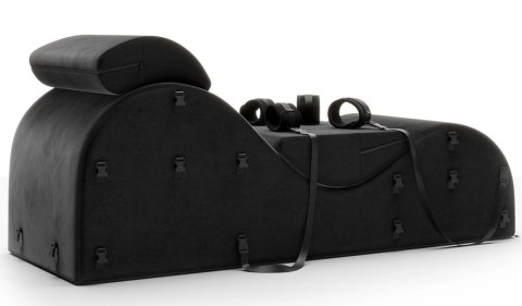 Liberator Black Label Esse - ergonomiczny szezlong z akcesoriami, czarny Liberator
