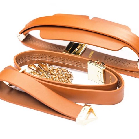 Lockink Zestaw Akcesoriow w Walizce KPL Brązowy Zamek Szyfrowy Lockink