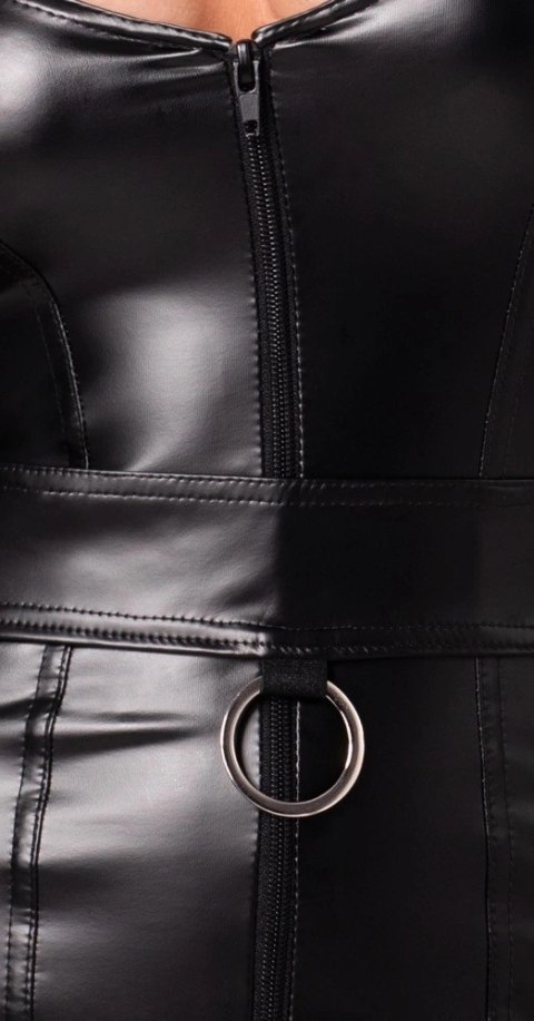 Noir Handmade Sukienka Mini Czarna z Pierścieniem Regulowana S Noir