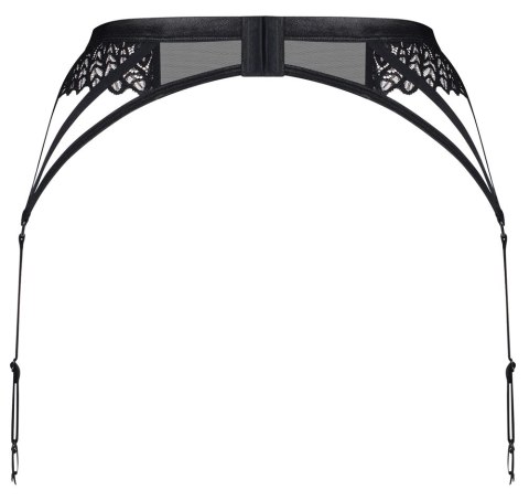 Obsessive Donarella Czarny Pas Do Pończoch M/L Regulowany Hafty Obsessive