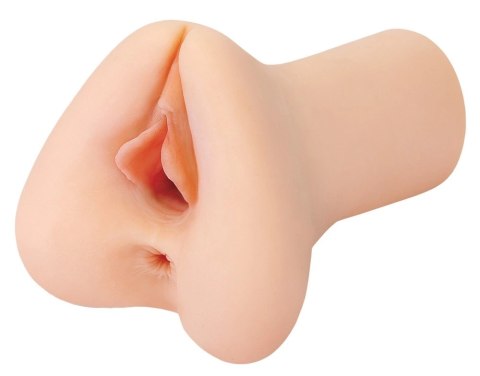 PDX Plus Pick Your Pleasure XL Stroker - Model dwukanałowy, jasny 22,9 cm PDX