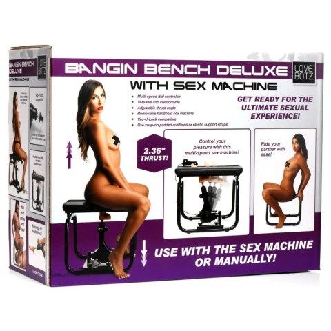 XR Brands Deluxe Bangin Bench ławka z systemem intymnym i poduszkami XR Brands