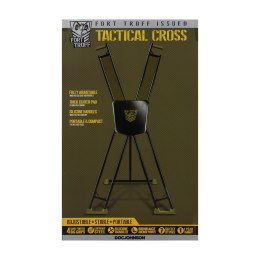 XR Brands Tactical Cross Black/Green - stalowa konstrukcja, regulacja Doc Johnson