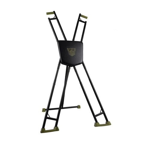 XR Brands Tactical Cross Black/Green - stalowa konstrukcja, regulacja Doc Johnson