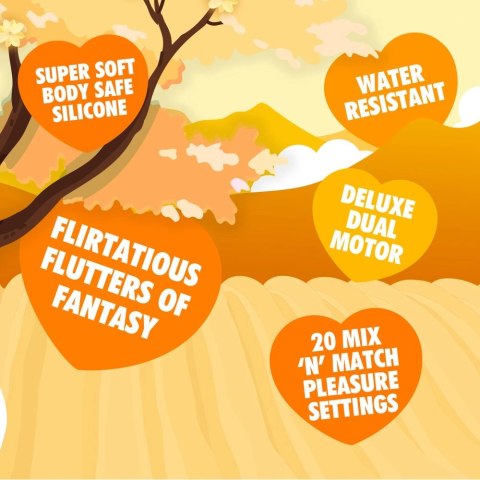 Unihorn Bean Blossom - urządzenie intymne z podwojnym silnikiem, silikon, fioletowe Unihorn