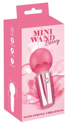 You2Toys Mini Wand Berry masażer relaksacyjny, rożowy, 12,7 cm You2Toys