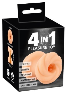You2Toys Pleasure Toy 4w1 - Elastyczny Pierścień i Rękaw TPE 7 cm You2Toys