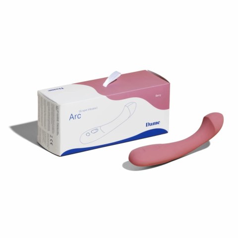 Dame Products Arc model Berry - ergonomiczny masażer punktowy 19 cm