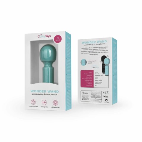 EasyToys Mini Wand Aqua - Kompaktowy masażer wodoodporny 10 trybow