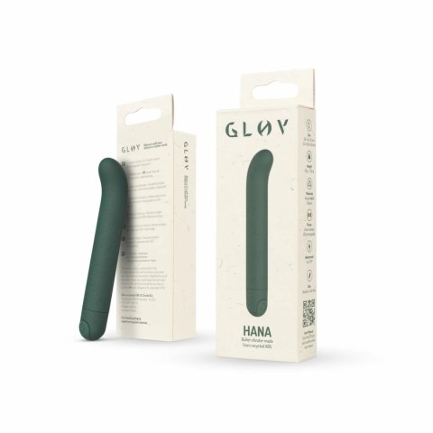 Glov Eco G-spot Green - ekologiczny wibrator punktowy, 10 trybow
